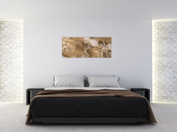 Slika - Smeđa apstrakcija (120x50 cm)