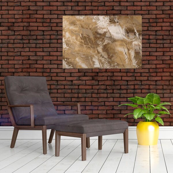 Slika - Smeđa apstrakcija (90x60 cm)
