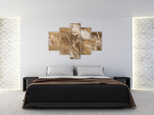 Slika - Smeđa apstrakcija (150x105 cm)