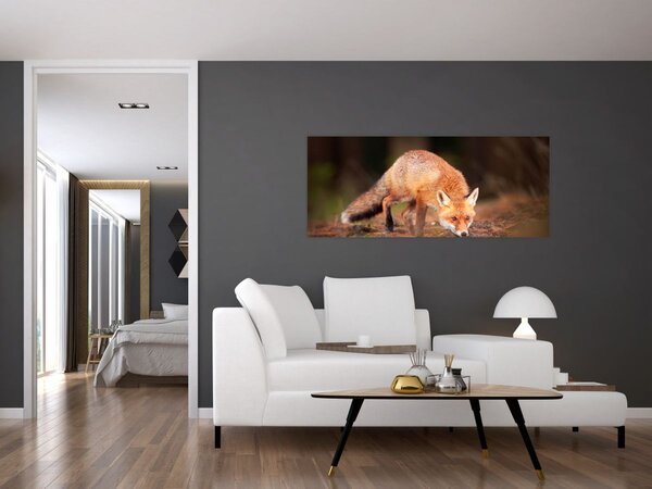 Slika - Lisac u šumi (120x50 cm)