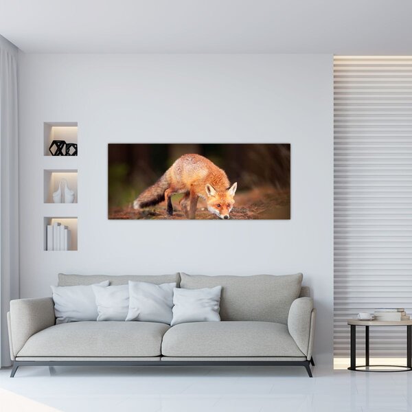 Slika - Lisac u šumi (120x50 cm)