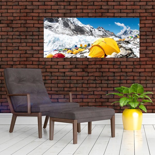 Slika - Kampiranje u planinama (120x50 cm)