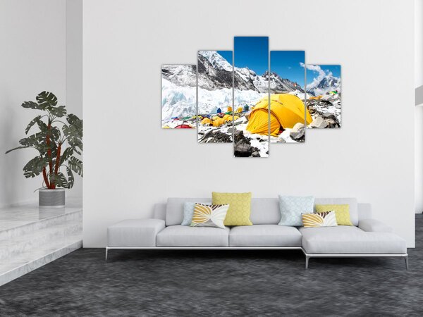 Slika - Kampiranje u planinama (150x105 cm)