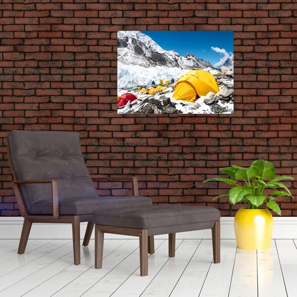 Slika - Kampiranje u planinama (70x50 cm)