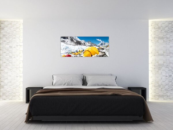 Slika - Kampiranje u planinama (120x50 cm)