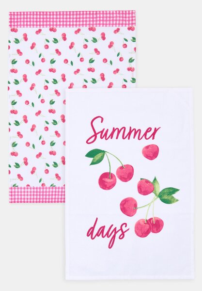 Sinsay - Set kuhinjskih krpa s motivom trešanja 2 pack