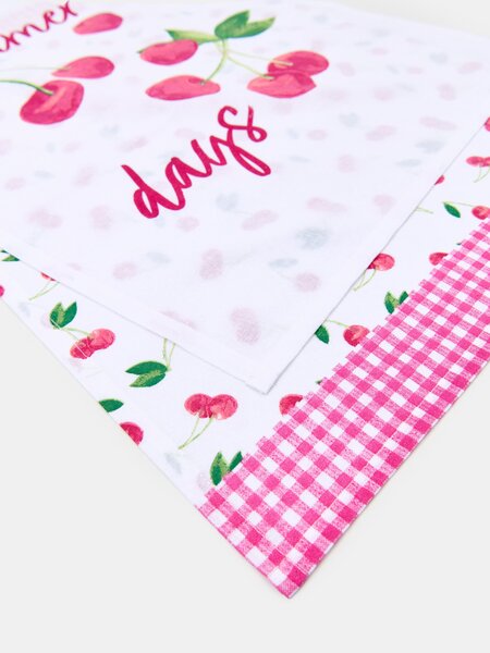 Sinsay - Set kuhinjskih krpa s motivom trešanja 2 pack