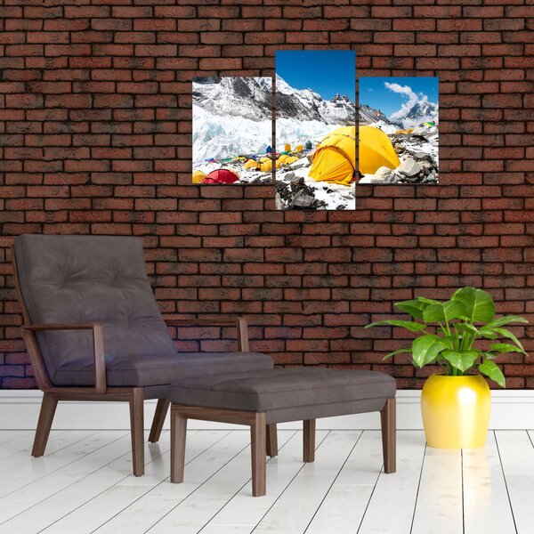 Slika - Kampiranje u planinama (90x60 cm)