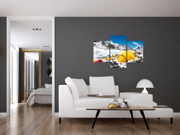 Slika - Kampiranje u planinama (90x60 cm)