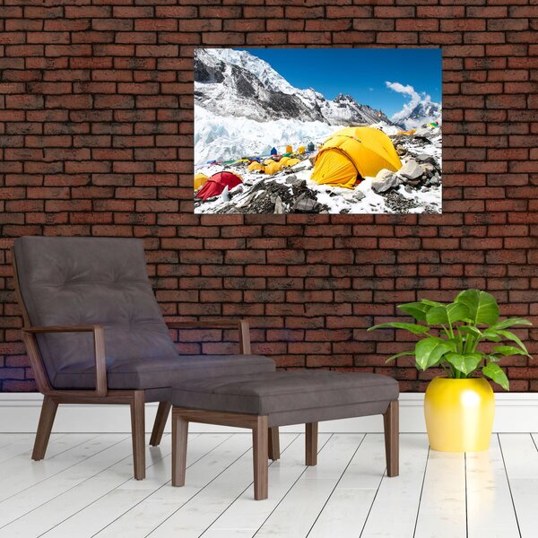 Slika - Kampiranje u planinama (90x60 cm)