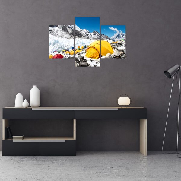 Slika - Kampiranje u planinama (90x60 cm)