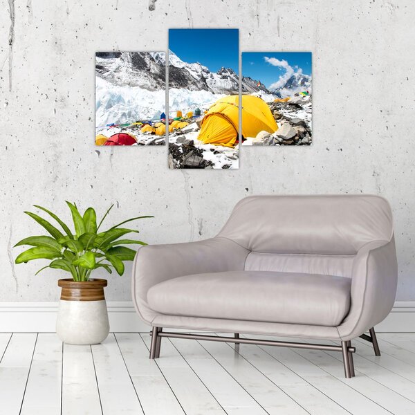 Slika - Kampiranje u planinama (90x60 cm)