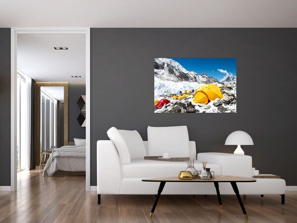 Slika - Kampiranje u planinama (90x60 cm)