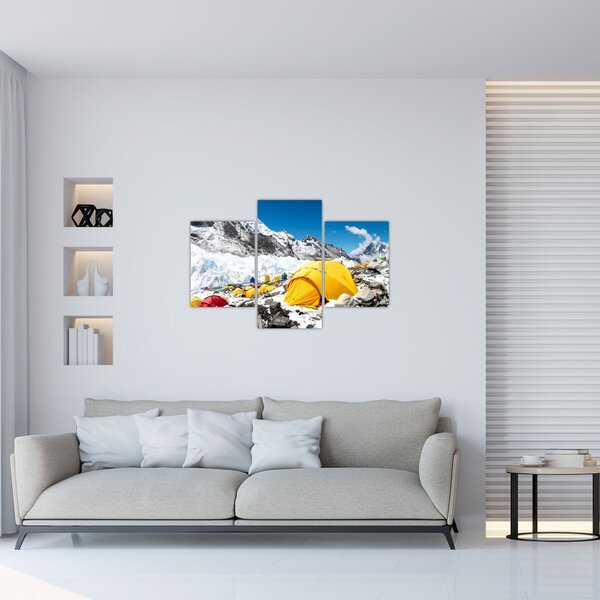 Slika - Kampiranje u planinama (90x60 cm)