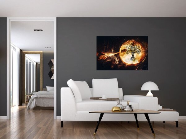 Slika - Tajanstveno drvo života (90x60 cm)