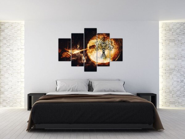 Slika - Tajanstveno drvo života (150x105 cm)