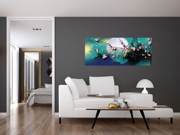 Slika - Drvo, grafika (120x50 cm)