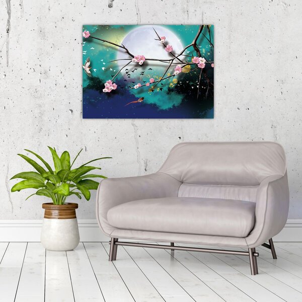 Slika - Drvo, grafika (70x50 cm)