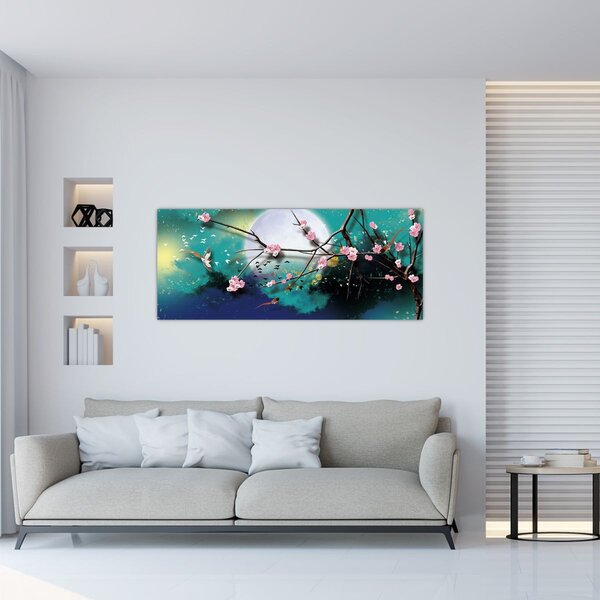 Slika - Drvo, grafika (120x50 cm)