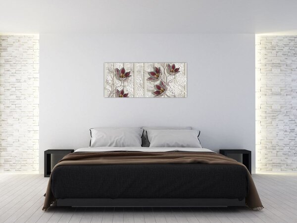 Slika - Ukrasno cvijeće (120x50 cm)