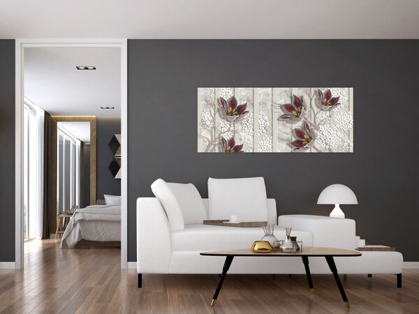 Slika - Ukrasno cvijeće (120x50 cm)