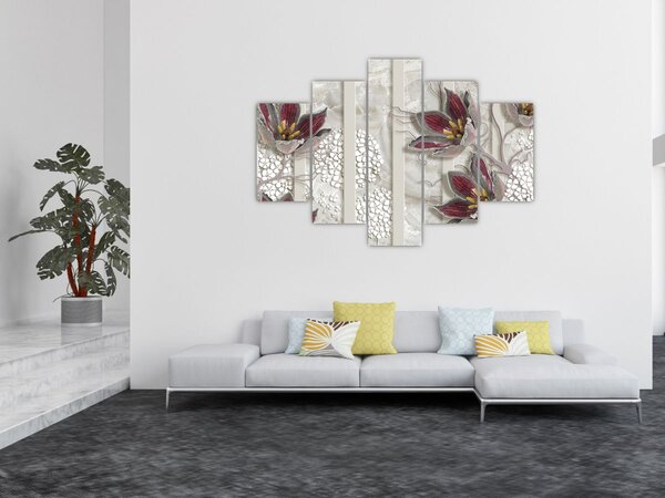 Slika - Ukrasno cvijeće (150x105 cm)