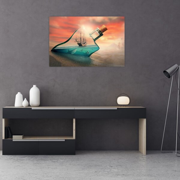Slika - Život u boci (90x60 cm)