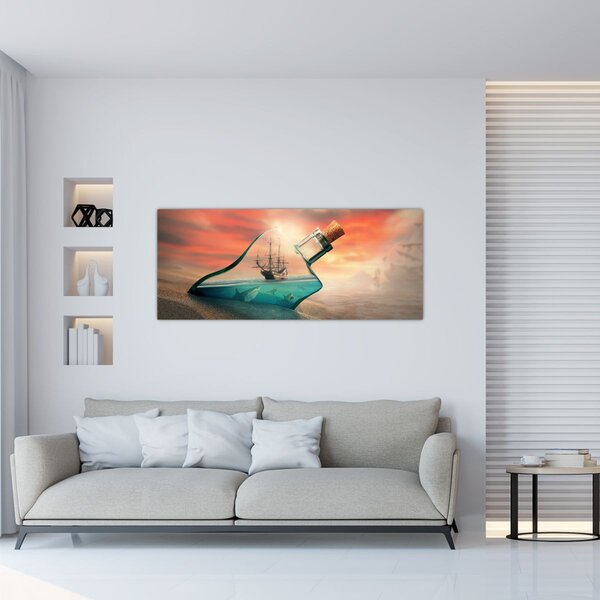 Slika - Život u boci (120x50 cm)