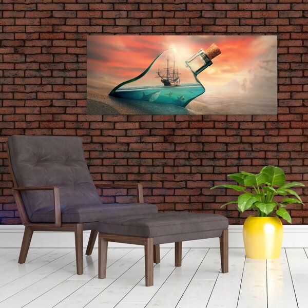 Slika - Život u boci (120x50 cm)