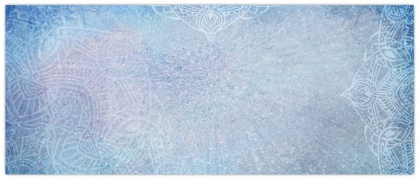 Slika - Mandale u plavoj boji (120x50 cm)
