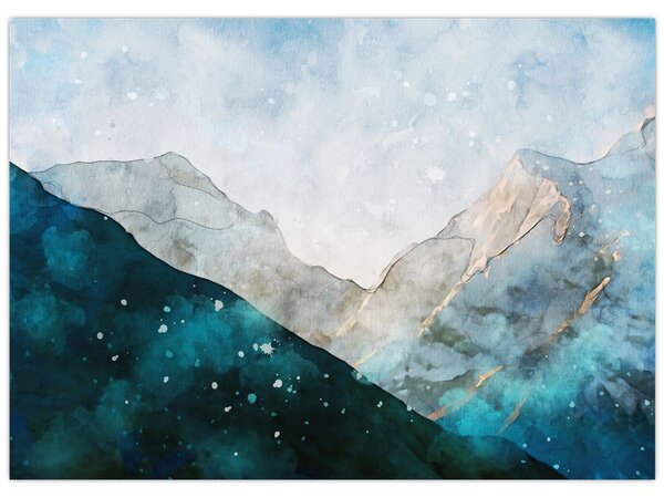 Slika - Crtež planina (70x50 cm)
