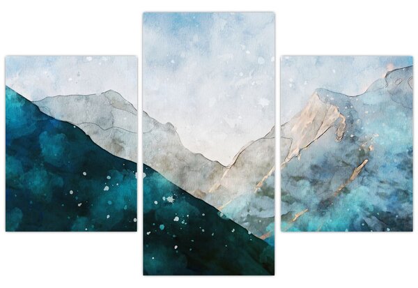 Slika - Crtež planina (90x60 cm)