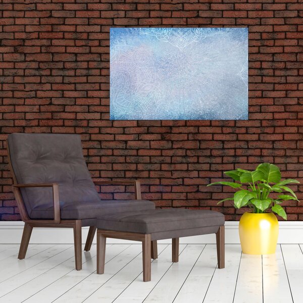 Slika - Mandale u plavoj boji (90x60 cm)