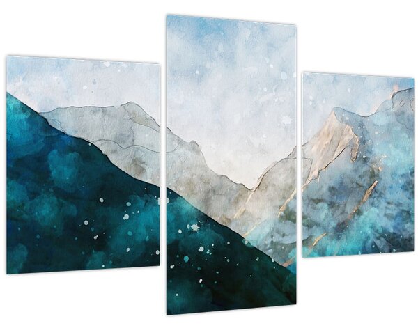 Slika - Crtež planina (90x60 cm)