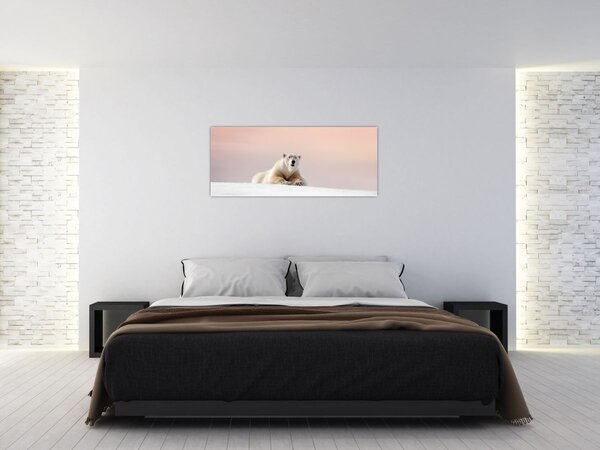 Slika - Polarni medvjed (120x50 cm)