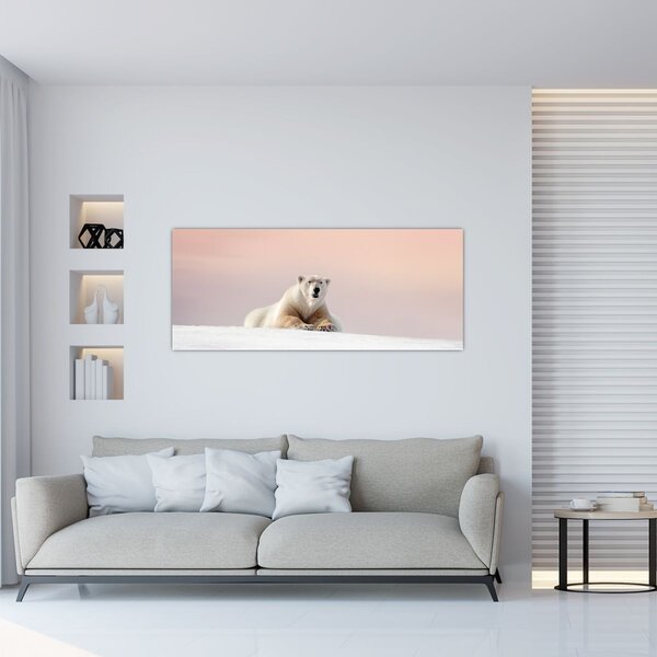 Slika - Polarni medvjed (120x50 cm)