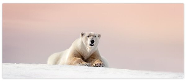 Slika - Polarni medvjed (120x50 cm)