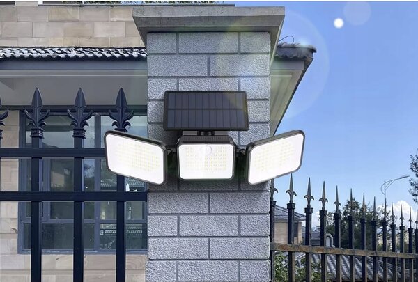 LED 180 Solarna svjetiljka sa senzorom pokreta 1800mah IP65