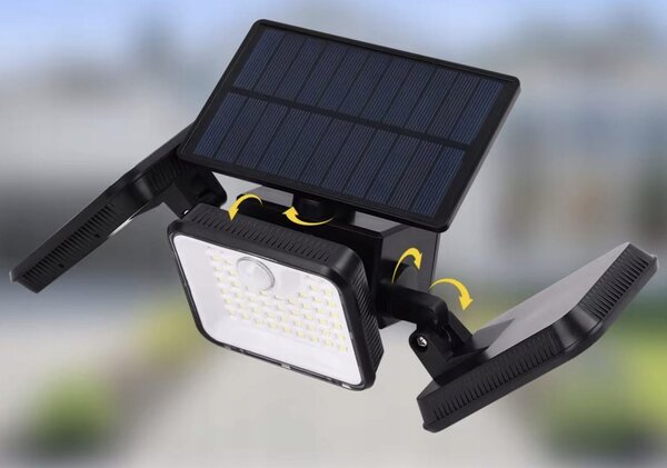 LED 180 Solarna svjetiljka sa senzorom pokreta 1800mah IP65