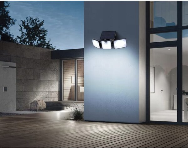 LED 180 Solarna svjetiljka sa senzorom pokreta 1800mah IP65