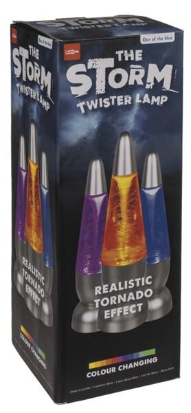 Ukrasni LED RGB vodena svjetiljka oluja Twister 29cm