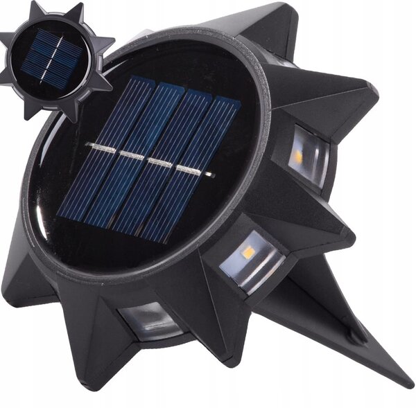 Vrtna solarna 8 LED podna svjetiljka 3000k