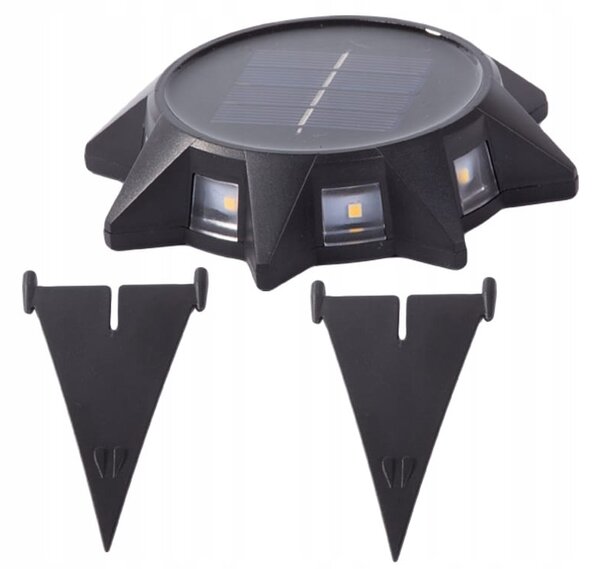Vrtna solarna 8 LED podna svjetiljka 3000k