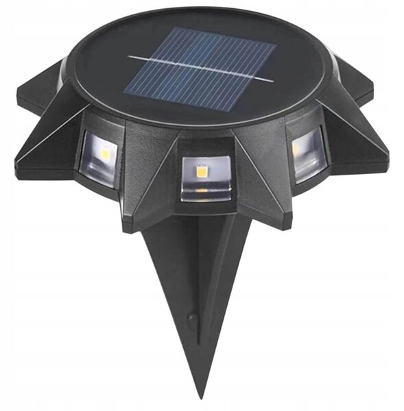 Vrtna solarna 8 LED podna svjetiljka 3000k