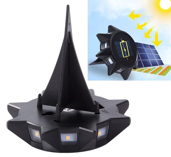 Vrtna solarna 8 LED podna svjetiljka 3000k