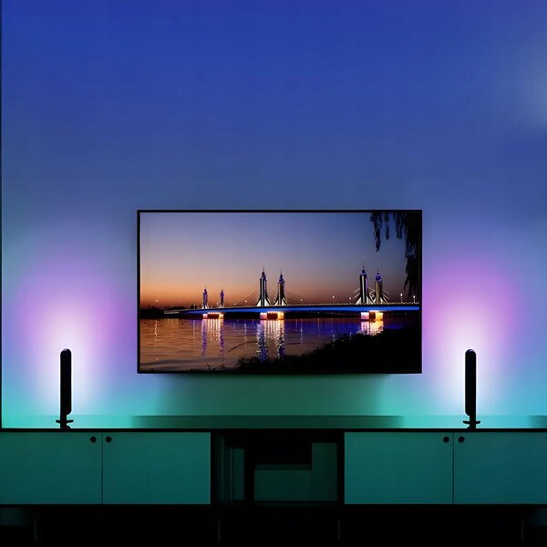 2x Smart LED RGBW Dekorativni stupac 26cm USB Tuya