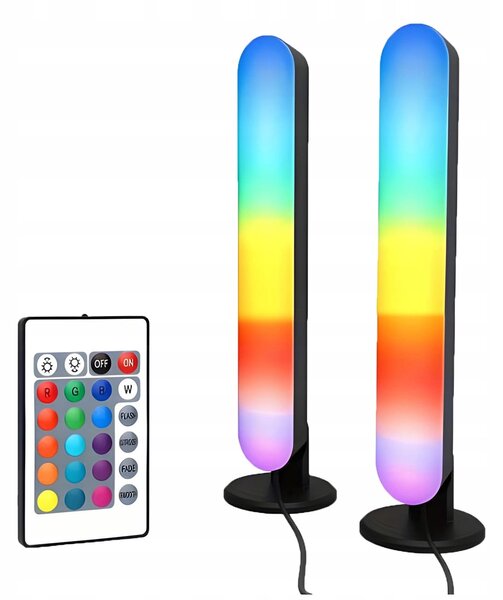 2x Smart LED RGBW Dekorativni stupac 26cm USB Tuya
