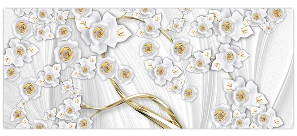 Slika - Drvo sa zlatnim dekorom (120x50 cm)
