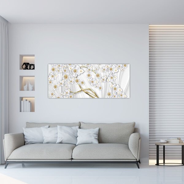 Slika - Drvo sa zlatnim dekorom (120x50 cm)