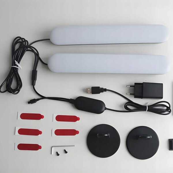 2x Smart LED RGBW Dekorativni stupac 26cm USB Tuya